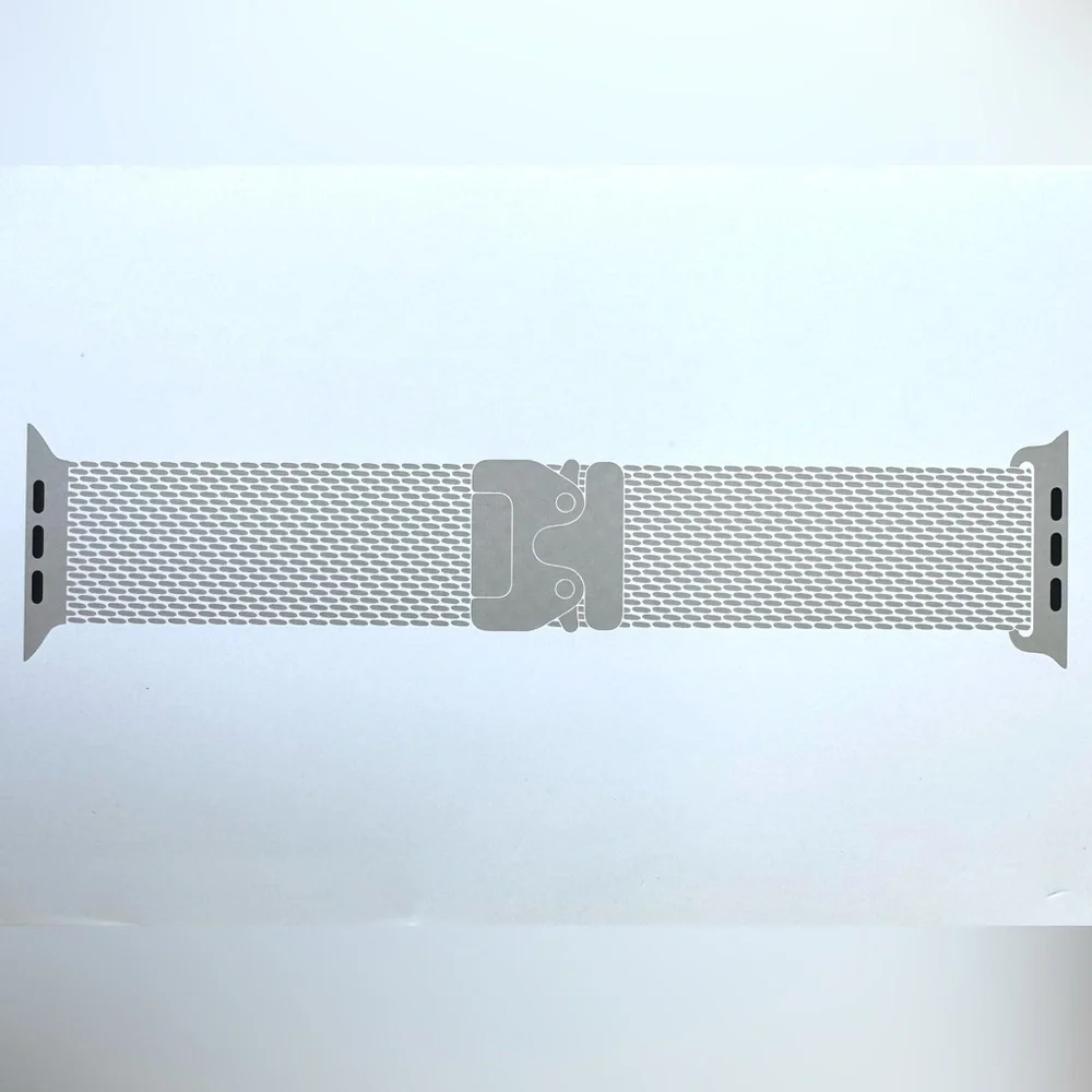 Apple iWatch 49mm NATURAL Titanium Milanese Loop size "M" for Ultra2 Sealed, New - Picture 12 of 14